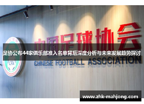 足协公布44家俱乐部准入名单背后深度分析与未来发展趋势探讨